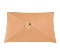 HUIKJI Telo di ricambio per ombrellone rettangolare da giardino e spiaggia, 3 x 2 m, copertura di ricambio in tessuto (solo baldacchino)