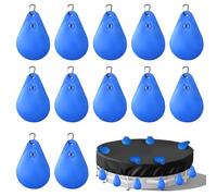 HUIKUANGEU Pesi per Copertura Piscina,12 Pezzi Pesi per Coperture per Piscine,Pesi per la Copertura della Piscina in PVC,Borsa per Pesi da Piscina,per Copertura Piscina Fuori Terra