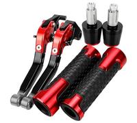 HUILA For CBR929RR CBR929 CBR 929 RR 929RR 2000 2001 Moto Leve freno frizione regolabili in alluminio Manopole manubrio Fine(Champagne)