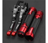 HUILA For V-MAX 1200 VMAX 1200 2016 2015 2014 2013 2012 2011 2010 2009 Leve freno e frizione for motocicletta Manopole manubrio da 22 mm(Noir)