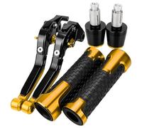 HUILA Leve freno e frizione in alluminio for moto TL 1000S TL1000 S, manopole manubrio, estremità for TL1000S 1997 1998 1999 2000 2001(Yellow)