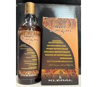 Huile d'Argan Shampoo Riparatore Idratante e Maschera Ristrutturante, 250 ml Ciascuno