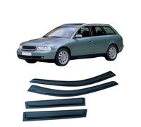 Huiloogye Deflettori d'Aria Adatto per Audi A4 B5 8D Avant 1996-2001 - Parapioggia per Finestrino Set di Deflettori d'Aria Grigio Fumo