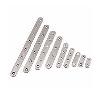 HUIMIMA Staffa angolare for mobili, rinforzo angolare, 1 pezzo in acciaio inossidabile, connettore dritto, codice di collegamento, pezzo dritto, angolo piatto in ferro, mobile fisso(160 X 38 X 3.0)