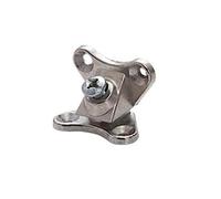 HUIMIMA Staffa angolare for mobili, rinforzo angolare, 1 pz. Staffa angolare in lega di zinco Codice angolare Connettore tre in uno Accessori for mobili(Nickel Plate)