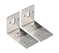 HUIMIMA Staffa angolare for mobili, rinforzo angolare, 2 pezzi, elementi di fissaggio in acciaio inossidabile, protezione angolare, staffe di supporto, protezione angolare(83 * 59 * 45MM)