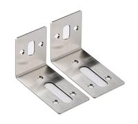 HUIMIMA Staffa angolare for mobili, rinforzo angolare, 2 pezzi, elementi di fissaggio in acciaio inossidabile, protezione angolare, staffe di supporto, protezione angolare(83 * 59MM)