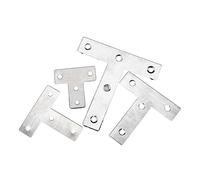 HUIMIMA Staffa angolare for mobili, rinforzo angolare, 2 pezzi in acciaio inossidabile a forma di T Codice angolare tipo T Staffa Connettori a forma di T Ferramenta for mobili(60X60mm)