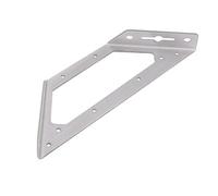 HUIMIMA Staffa angolare for mobili, supporto angolare, 1 pezzo in acciaio inossidabile, supporto angolare universale multifunzionale a tre lati, supporto angolare invertito(Large)