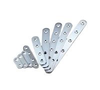 HUIMIMA Staffa angolare for mobili, supporto angolare, 10 pezzi Staffa angolare in acciaio inossidabile Raccordi fissi Connettori for tavoli e sedie Ferramenta for mobili(77x16mm)