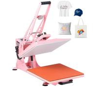 HUINGTON Pressa di Calore 15"x15", semiautomatica, Pressione Regolabile | For magliette, indumenti, borse, tessuti, tende, tappetini for mouse, fai da te for la casa e personalizzazione