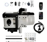 HUINGTON Riscaldatore del Liquido di Raffreddamento idronico da 6KW 12V/24V | Kit di riscaldamento a liquido (acqua) Diesel per parcheggio, con telecomando e comando LCD per l'inverno