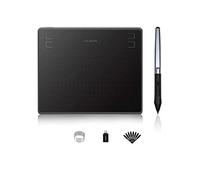 HUION HS64 Tavoletta Grafica con Penna 8192 Senza Batteria | 4 Tasti a Pressione, Compatibile Android 6.0, Windows e MacOS, Compatta, Ideale per Appunti e Schizzi