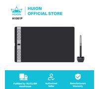 HUION Inspiroy 2 L H1061P Tavoletta da disegno con rotella di scorrimento 3 set 8 tasti personalizzati Penna senza batteria per arte, design, schizzo, 10x