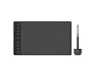 HUION Inspiroy 2 M Tavoletta Grafica con Penna PW110 | 8 Tasti Rapidi Personalizzabili, Scroller, Penna Senza Batteria, Ideale per Studiare e Lavorare da Casa (Nero)