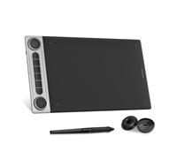 HUION Inspiroy Dial 2 - Tablet grafico Bluetooth wireless con doppio quadrante, senza batteria, stilo PW517 per arte digitale e grafica, compatibile con Mac, Windows, Linux, Android