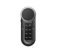 HUION Keydial - Tastiera programmabile Bluetooth remota con doppio quadrante, 60 tasti personalizzati, display OLED, tastiera macro funziona con PC, Mac, mobile, tastiera con scorciatoia con una sola