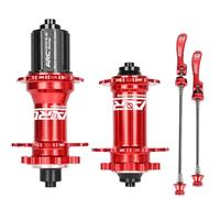 HUIOP 1 paio di mozzi per bicicletta mtb anteriore posteriore HG 8-11 velocità 4 artigli 32 fori mozzo freno a disco con leva a sgancio rapido