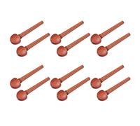 HUIOP 12 Pezzi Perno Chiave Accordatore in Palissandro con Occhio di Pesce per Kit di Strumenti per Accordatura Picchetti per Corde di Chitarra, Realizzato in Materiale di Alta
