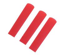 HUIOP 3 Ance per Sassofono Contralto, in Resina, Colore Giallo e Rosso, Non Necessitano di Essere Bagnate, Accessorio per Principianti, Facili da Installare, Adatte Al Sassofono C (Rossa)