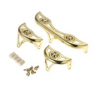 HUIOP 3 pezzi/set protezione chiave in ottone per sassofono contralto riparazione kit protezione chiave protettiva con paraurti in feltro e accessori per bulloni,3 pezzi/set di protezione per chia