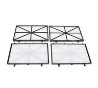 HUIOP 4 Pannelli Filtranti a Cartuccia Ultrafine per Robot Pulitore per Piscine M400 M500 CC Plus, Codice Articolo 9991432 R4, con Telaio in ABS, Mantiene la Piscina Immacolata