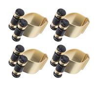 HUIOP 4 Pezzi per Stecche da Biliardo, Supporto per per Stecche da Biliardo per Montaggio a Parete, Deposito per Stecche da Biliardo in Ferro con 2 Fori per Chiodi, per la