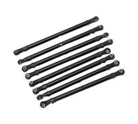 HUIOP Aggiorna il Tuo Modello RC con Questo Set di Aste di Collegamento RC in Lega Alluminio, Compatibile con il Telaio Passo 1/10 SCX10 da 313 Mm, Impedisce L'avvolgimento delle Sospensioni, Ideale