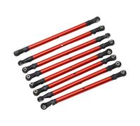 HUIOP Aggiorna il Tuo Modello RC con Questo Set di Aste di Collegamento RC in Lega Alluminio, Compatibile con il Telaio Passo 1/10 SCX10 da 313 Mm, Impedisce L'avvolgimento delle Sospensioni, Ideale