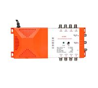 HUIOP Amplificatore di distribuzione professionale a 8 vie con TV terrestre loop-through IRS e amplificatore di distribuzione radio 87-2350 MHz Antenna TV Ripetitore di segnale A basso rumore Alto gua