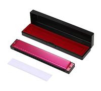 HUIOP Armonica professionale arpa armonica chiave di do 24 fori polifonia diatonica armonica a bocca con custodia per blues folk jazz pop per musica studente insegnante principiante regalo,Armonica