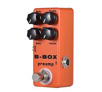 HUIOP B-Box per Chitarra elettrica preamplificatore Effetto Overdrive Pedale Full Metal Shell True Bypass,Distorsori e Overdrive