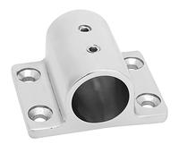 HUIOP Base Rettangolare per Tubi Marini, Accessorio Hardware per Barche a Base Quadrata per Tubi per Barche in Acciaio Inossidabile, Robusto e Resistente alla Corrosione (Si alzò)