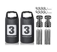 HUIOP Borsa per Forcella da Bici 3L / 7L Impermeabile Roll Top - Borsa da Bicicletta Asciutta