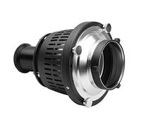 HUIOP Bowens Mount Optical Snoot Conical Focalize Condenser Art Effetti Speciali Cilindro Luce a Fascio a Forma con 16 Schede grafiche 8 filtri di colore Accessori per la fotografia