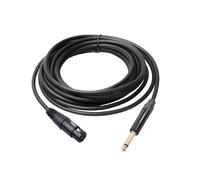 HUIOP Cavo audio per mixer microfono stereo TRS 6.35 maschio a XLR femmina, anti-interferenza, supporta alimentazione 48 V, cavo di interconnessione bilanciato, cavo di collegamento per