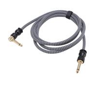 HUIOP Cavo per Chitarra Flessibile con Riduzione del Rumore, Lunghezza 6,6 Piedi, 22AWG per Chitarra Elettrica, Realizzato in Eccellente Metallo, Massa di Gomma,35 Mm,35 Mil