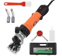 HUIOP cesoie per pecore,Tosatrice elettrica per pecore 690W Tosatrice professionale per bestiame agricolo Kit per toelettatura con pressione regolabile a 6 velocità Taglio peli di animali con spazzola
