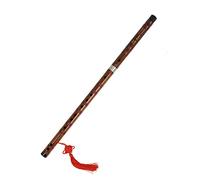 HUIOP Chiave C Flauto Bitter Dizi Strumento a vento tradizionale cinese fatto a mano con sacchetto di immagazzinaggio Nodo cinese per bambini adulti principianti