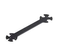 HUIOP Chiave in Metallo, Chiave Multifunzione per Auto RC, 100% Nuova e di Alta qualità, Solida e Robusta con Lavorazione Squisita, Adatta per Dadi M3, M4, M5, M5.5, M7, M8, Comoda