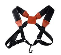 HUIOP Cinturino sassofono, tracolla regolabile in pelle imbottita per sassofono Soprano Alto baritono