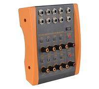 HUIOP Console di missaggio a 8 canali Mixer Stereo di Linea a 8 canali a bassissimo Rumore Commutazione Mono/Stereo Mixer Audio Digitale Compatto per Chitarra Basso,Consolle di missaggio