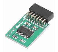 HUIOP Crittografia Avanzata, Interfaccia LPC a 14 Pin, Modulo Green TPM 2.0 per PC con Scheda Figlia e Dimensioni Ridotte, Ampia compatibilità per Z590, B560, H510, Z490, B460, H410,