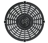 HUIOP Griglia di Ricambio per Friggitrice da 8,5 Pollici, Piatto Frutta e Verdura Antiaderente per Bistecca, Pizza, Patatine Fritte con Manicotto in Gomma Proteggere il Rivestimento,