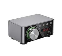 HUIOP HiFi BT5.0 Amplificatore Digitale Mini Amplificatore Audio Stereo 100W Ricevitore Audio Potenza Audio Doppio Canale Stereo AMP USB AUX per Cinema USB TF Card Player