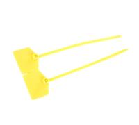 HUIOP HUIOP Etichetta Autobloccante da 100 Pezzi, Facile da Usare e Bloccare, Buona Protezione per Scarpe, Borse, Vestiti, Adatta per Logistica, Supermercato, Trasporto Aereo, Banche (Gialla)