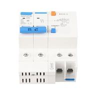HUIOP Interruttore Automatico Differenziale RCCB da 63 A 230 V con Protezione da Perdite 30 MA, Prevenzione Sovraccarico e Cortocircuito, Design Compatto Ideale per Progetti di Costruzione di