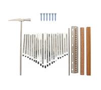 HUIOP Kalimba Set di 21 tasti con martello di sintonia 21 toni Dito pianoforte Pollice Pianoforte Parti di gioco Letteratura in acciaio Kalimba tastiera strumento musicale,21 Tones Keys Set,Kalimba