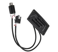 HUIOP Kit Set Equalizzatore EQ Silenzioso Regolabile Pickup per Violino per Violino Elettrico, Produce Suono Completo, Facile Controllo del Tono, Nero, 1 unità