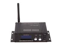HUIOP LED Controller,2.4 G Wireless DMX 512 Controller trasmettitore Ricevitore Display LCD Potenza ripetitore Regolabile Illuminazione Controller